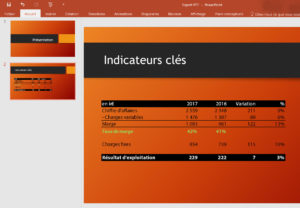 Leanovant - Export excel vers Powerpoint